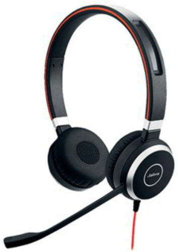 1 Pcs - Jabra Evolve 40 Uc Stereo Black Wired Usb A, Jack Plug On Ear Headset