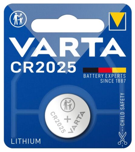 10 X Mercedes Car Key Fob Battery Genuine Varta Cr2025 Lithium Battery 3v