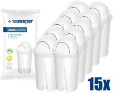 15x Wessper Filtres A Eau Compatible Avec Brita Dafi Classic Cartouche Filtrante