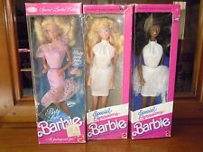 1989 3 Barbie A Choisir : Party Lace & Special Expresions Barbie Et Christie