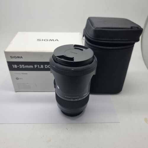 210954 Sigma Art 18mm Wide Angle Zoom Lens ~d~