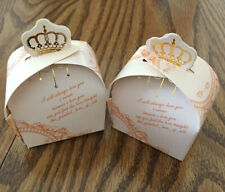 24 Crown Favor Box Wedding Birthday Baby Shower Party Candy Boxes Bag
