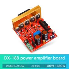 2x(amplificateur De Puissance Carte Audio 180 W + 180 W 2.0 Canaux Fet Amplifi7)