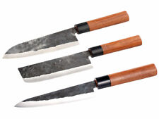 3 Couteaux En Acier Avec Manche En Bois De Rose - Tokio Kitchenware