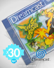 30 Boitiers De Protection Crystal Box Pour Boîte De Jeu Sega Dreamcast (dc Pa...