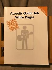 Acoustic Guitar Tab White Page Partition Songbook Chant Guitare Acc. Hal Leonard