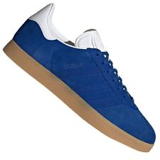 Adidas Original Gazelle Baskets Cuir Chaussures De Sport Ee5525 Bleu Royal Blanc