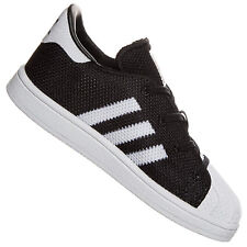 Adidas Originals Superstar I Baby Tout-petits Chaussures Baskets Noir Blanc 