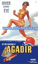 Affiche Poster Agadir Maroc