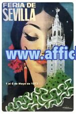 Affiche Poster Espagne Seville 1973