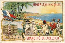 Alger Hotel Excelsior Rupv - Poster Hq 40x60cm D'une Affiche Vintage