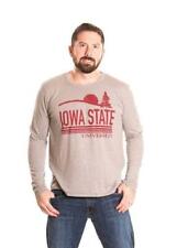 Alma Mater Ncaa Iowa State Cyclones Men's Large Long Sleeve T-shirt Heather Gray