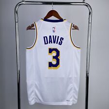 Anthony Davis #3 Los Angeles Lakers White Away Maillot De Basket