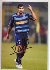 Autografo Luis Figo Portugal Foto Maglia Fc Inter Pallone D'oro 2000 Signed Real