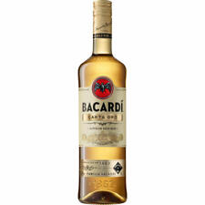 Bacardi Carta Oro, Superior Gold Rum, Spirituose, Alkohol, 37,5%, 1 L