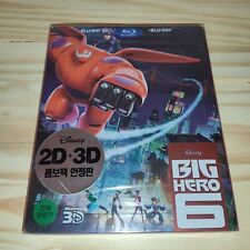 Big Hero 6 3d (les Nouveaux Héros) Steelbook [blu-ray] - Neuf