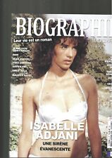 Biographie Magazine N0 6-septembre 2022-isabelle Adjani/dani/j.l. Trintignant/