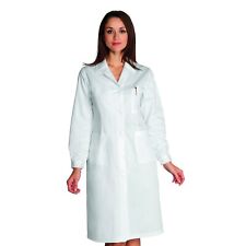 Blouse Médecin Femme Blanc Coton Taille Xs - 3xl Isacco Pharmacien Laboratoire