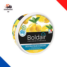 Boldair - Gel Destructeur D'odeur Citron - Neutralise Les Odeurs - Parfume -300g