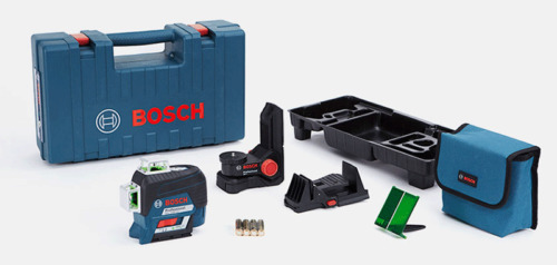Bosch Professional Gll 3-80 Cg 3 X 360° Bold Green Lines Laser Level Bluetooth