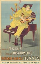 Bossard Bonnel Piano Rmnw-poster Hq 40x60cm D'une Affiche Vintage