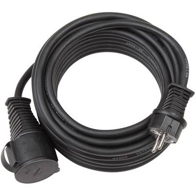 brennenstuhl 1167810 current cable extension 10.00 m h07rn-f 3g 1,5 mm black