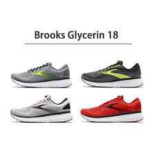 Brooks Glycerin 18 Men Road Running Shoes Runner Black Grey Red White Pick 1