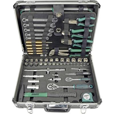 brueder mannesmann m29078 diyers tool box (+ tools) 160-piece (l x w x h) 454 x 350 x 135 mm