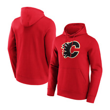 Calgary Flammes Nhl Capuche (taille Xl) Homme Primary Logo Imprimé - Neuf