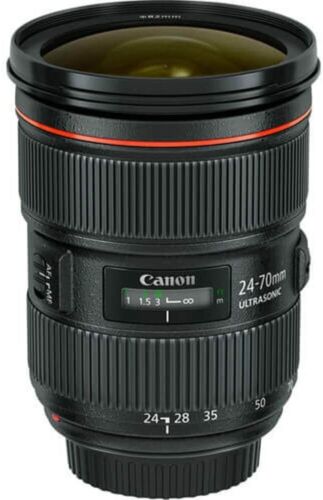 canon - 24 mm to 70 mm - f/2.8 - zoom lens for ef/ef-s