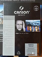 Canson Baryta Prestige 340g A4 - 25 Sheets (new)