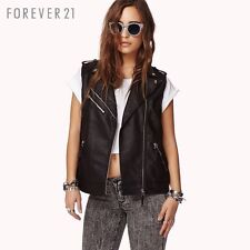 Casual/vest/slvl, Black/silver, S Size, Forever21