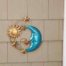 Céleste Soleil,stars & Chatoyant Bleu Lune Pendant En / Extérieur Métal Art