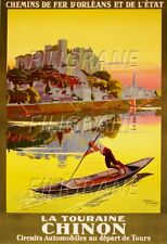 Chinon Touraine Recd - Poster Hq 40x60cm D'une Affiche Vintage