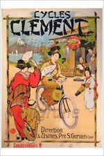 Clément Vélo/cycles Rjwo - Poster Hq 40x60cm D'une Affiche Vintage