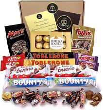 Coffret Chocolats: Ferrero, Toblerone, Kinder Bueno, Bounty, Mars, Twix Et Plus