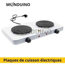 Double Plaque Chauffante 2000w Plaque De Cuisson Camping Cuisiniere Electrique 