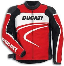 Ducati Dainese Sport C2 Veste En Cuir Veste Blouson De Cuir Rouge Neuf %%%