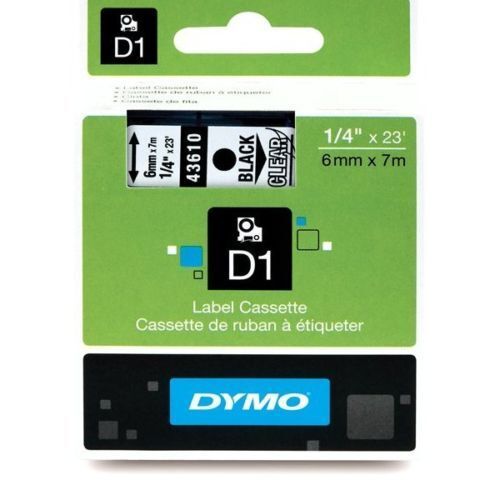 dymo 53710/s0720920 directlabel-etikettes black on transparent..., uomo