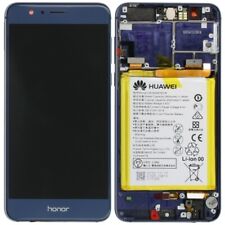 Ecran Complet Bleu Origine Service Pack Huawei Honor 8 Vitre Tactile + Lcd