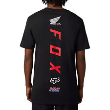 Fox Racing Homme X Honda Noir T-shirt Vêtements Apparel Moto Mot