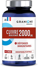 Granions:immunité Et Énergie Cuivre Bisglycinate 2 Mg-200% Des Apports Recommand
