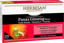 Herbesan®- Complexe Tonus - Panax Ginseng Meyer, Gelée Royale, Vitamine C, Acéro