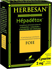 Herbesan®- HÉpadetox -bien-Être Du Foie -excès Alimentaire- Complexe De 3 Plante