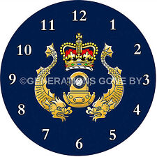 Horloge Murale En Verre Royal Navy Divers
