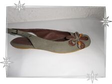 I - Magnifiques Chaussures Plates Fantaisies Kaki Marron Les P'tites Bombes P 36