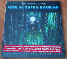 Jean-michel Jarre Live In Notre-dame Vr Lp France 2021 Gatefold + Poster