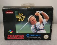 Jeu Viédo Nintendo Super Nes Snes : Jack Nicklaus Golf - Pal Version - Neuf 