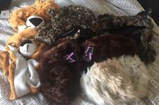 Job Lot Of Fur Hats And Hooded Scarves
