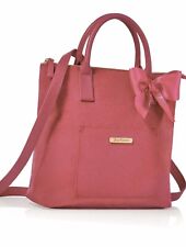 Juicy Couture Pink Backpack / Handbag (2in1) Suede Zip Cloure Brand New From Usa